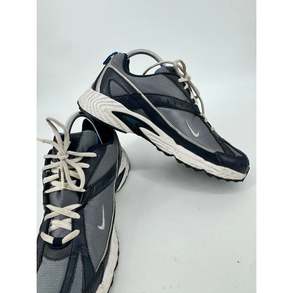 Nike Dart VI Running‎ Shoes 7Y Grey Navy Blue Athletic Sneakers 318835-041